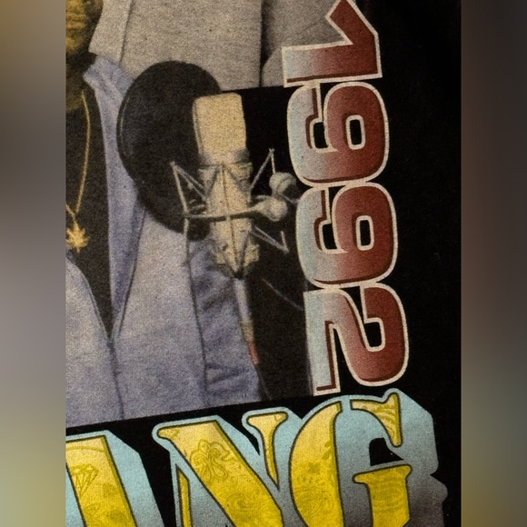 Snoop Doggy Dogg Graphic Tee Ain’t Nuthin but G Thang black Size M - Picture 3 of 4